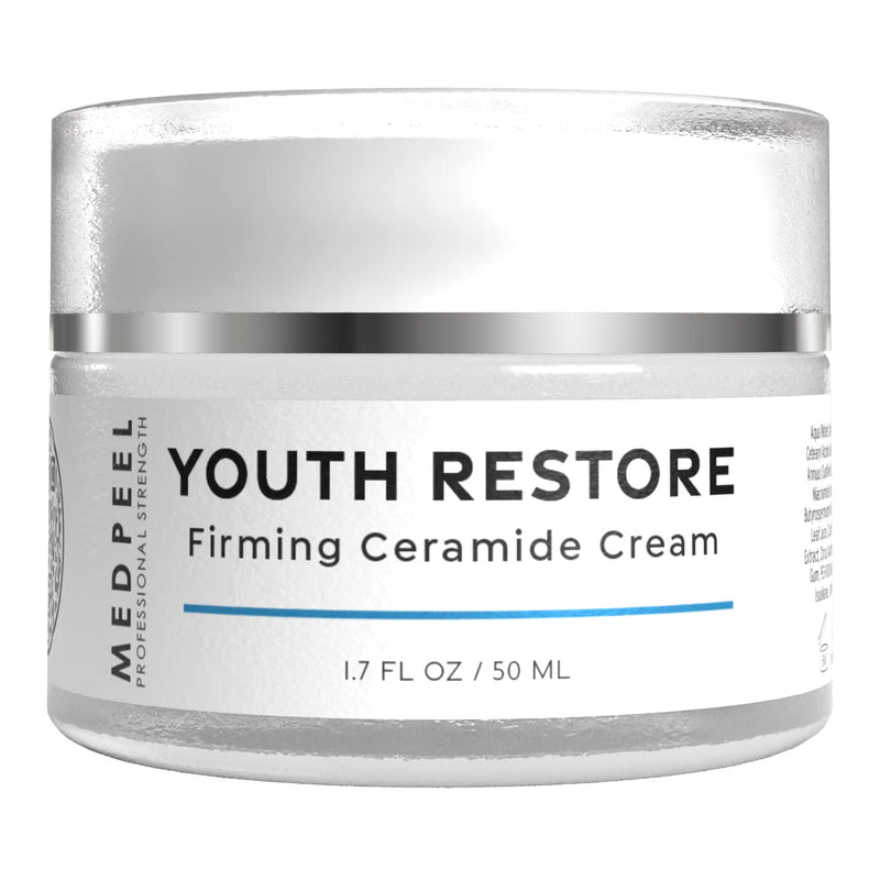 Medpeel Youth Restore Firming Ceramide Face Cream, Shea Butter, Retinol | Vitamin E Moisturize and Plump Aging Skin, 1.7 fl oz
