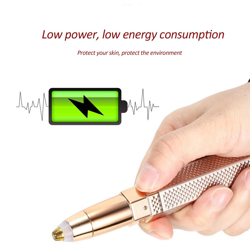[Australia] - Facial Hair Remover for Women Face, 4 in 1 Electric Eyebrow Trimmer for Nose Neck Leg Arm Armpit Bikini Hair with USB Cable 