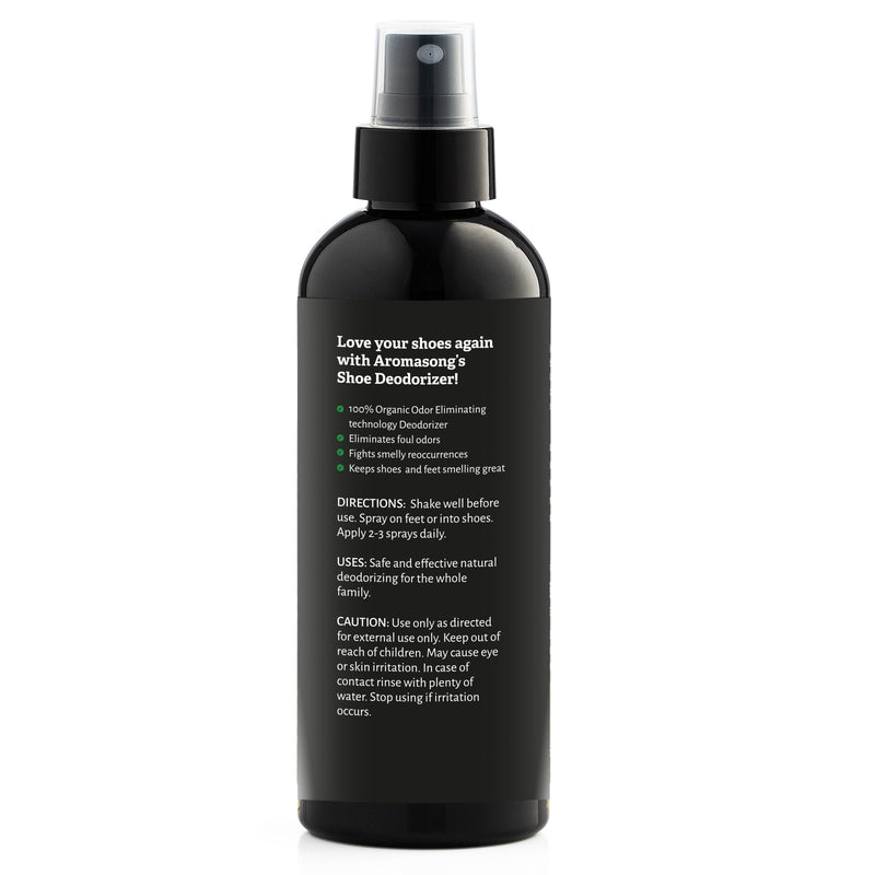 [Australia] - Aromasong Natural Shoe Deodorizer and Foot Spray - 24-Hour Freshness Foot Odor Eliminator for Feet - Extra Strength Fresher for Smelly Shoes & Stinky Feet Spray with Refreshing Scent, 4oz 4 Ounce (Pack of 1) 