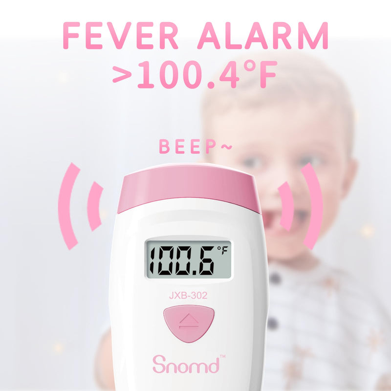 [Australia] - Non-Touch Forehead Thermometer, Digital Infrared Thermometer 2 in 1 for Adult and Kids Baby Thermometer with Fever Alarm JXB-302 