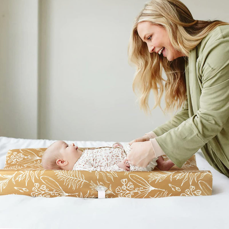 [Australia] - GRSSDER Stretch Ultra Soft Jersey Knit Changing Pad Cover Set 2 Pack, Change Table Pad Covers Fit 32"/34" x 16" Pads Safe and Snug, Stylish Jungle Deer Pattern for Baby Brown 