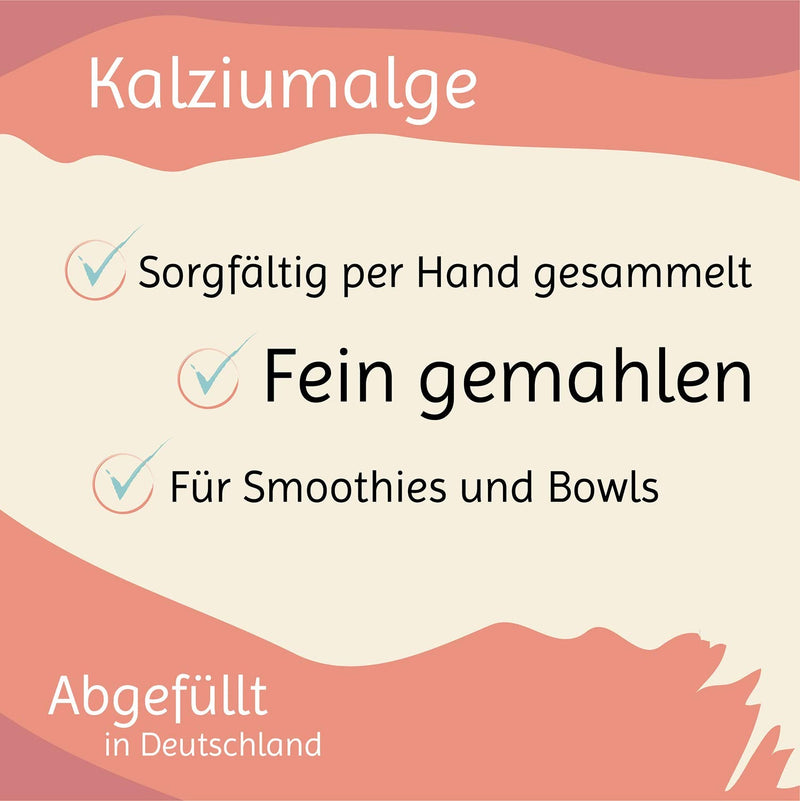 [Australia] - ALGENLADEN Calcium Algae Powder - 150g | rich in calcium | high quality | very finely ground | suitable for oat milk 