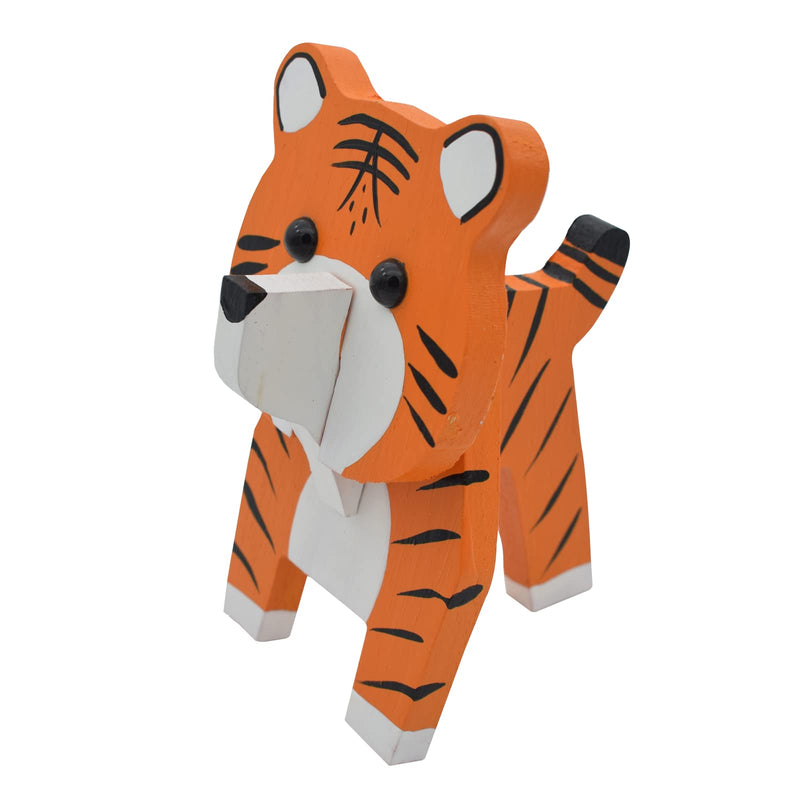 [Australia] - VIPbuy Tiger Wooden Glasses Holder, 3D Wooden Puzzle Glasses Stand Animal Glasses Holder Sunglasses Display Rack Gifts Home Office Desk Decor 