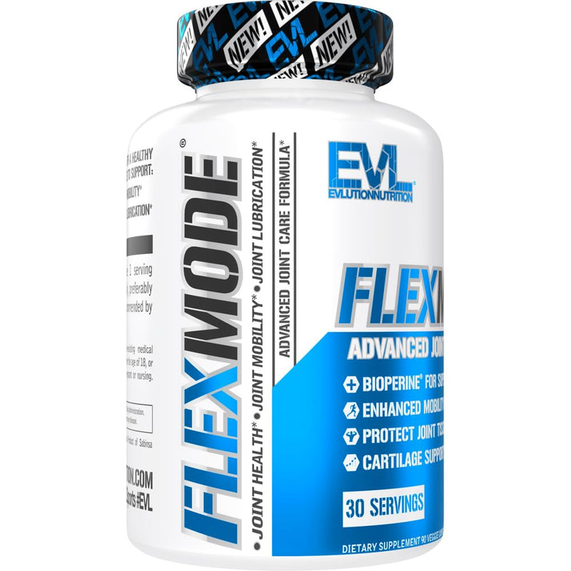 [Australia] - Evlution High Absorption Joint Support Supplement FLEXMODE Joint Supplement with Advanced Joint Vitamins Including Glucosamine Chondroitin MSM Boswellia and Hyaluronic Acid - 30 Servings 