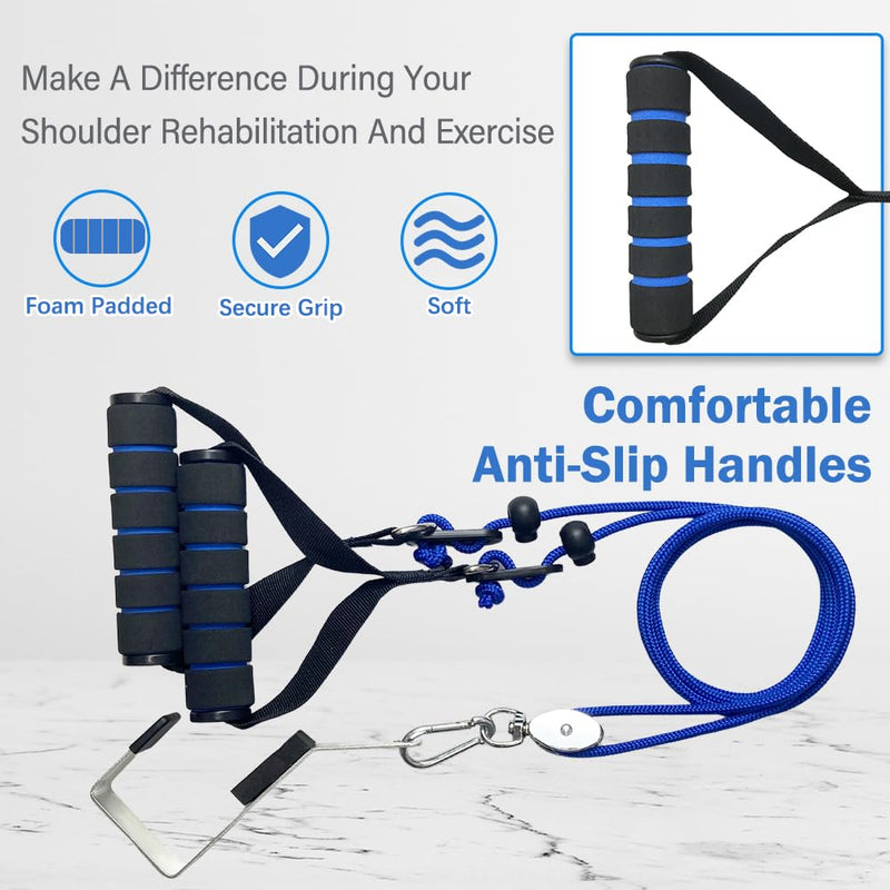 [Australia] - Shoulder Pulley for Physical Therapy, Pulleys for Shoulder Rehab Over Door, Shoulder Pulley Over The Door Physical Therapy, Door Pulleys for Physical Therapy, Arm Pulley, Over The Door Pulleys 