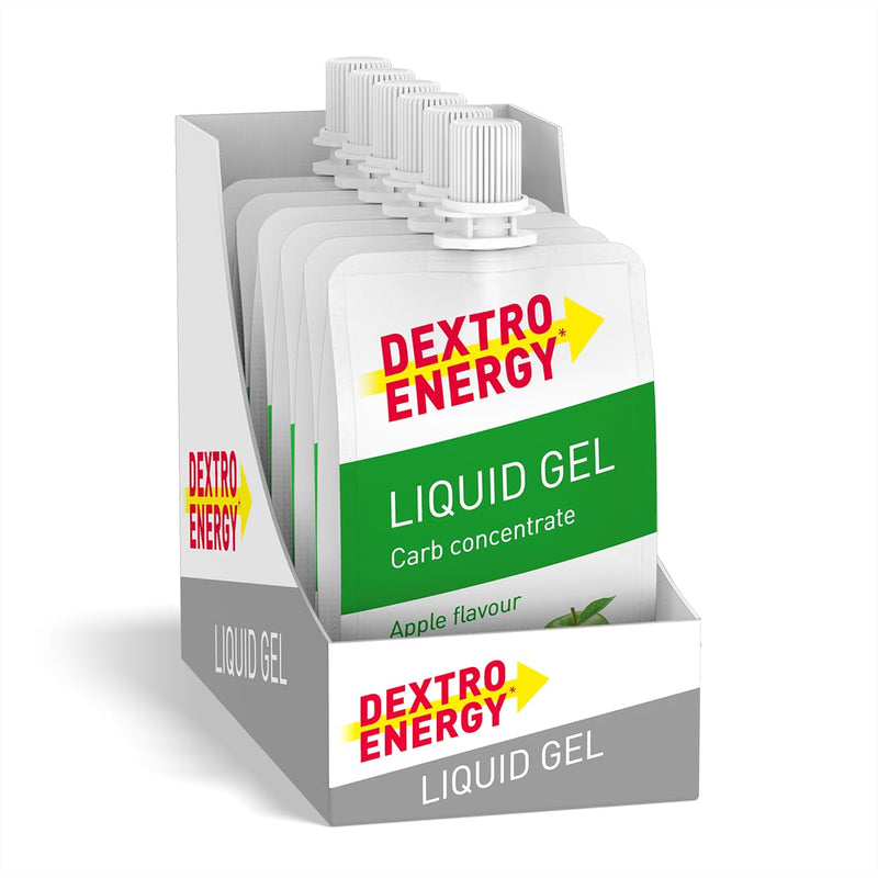 [Australia] - DEXTRO ENERGY LIQUID GEL APPLE - 6x60ml (pack of 6) - glucose concentrate made from quickly available carbohydrates, energy gel, with apple flavor, energy bar alternative, for endurance sports 60ml (pack of 6) 