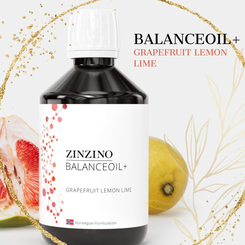 [Australia] - ZinZino BalanceOil+ fish oil with Omega-3 2478 mg, Omega-9, vitamin D3, tocopherol, DHA, EPA with olive oil grapefruit-lemon-lime flavor, 300 ml 300 ml (pack of 1) 