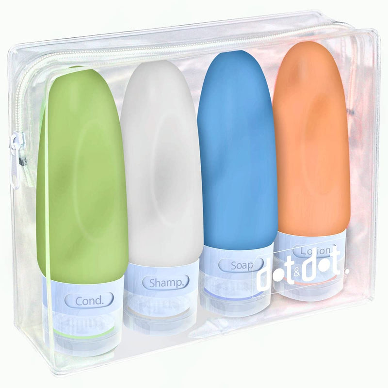 Medium Packing Cubes + Leak Proof Travel Bottles