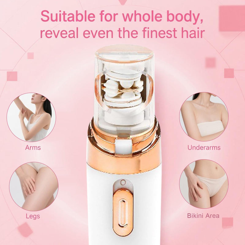 [Australia] - Epil Pro 3.0 Women Face Epilator 2025 New - 2-in-1 Rechargeable Facial Hair Removal for Women, IPX5 Waterproof Epilator with 3 Eyebrow Trimmers,Beauty Removal for Woman(1PC-Pink) pink 
