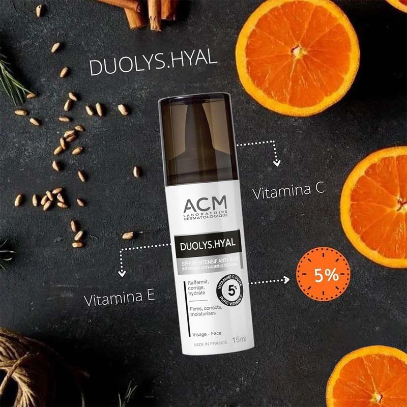 Intensive serum anti-aging vitamin C pure 5% Duolys Hyal, 15 ml, Acm