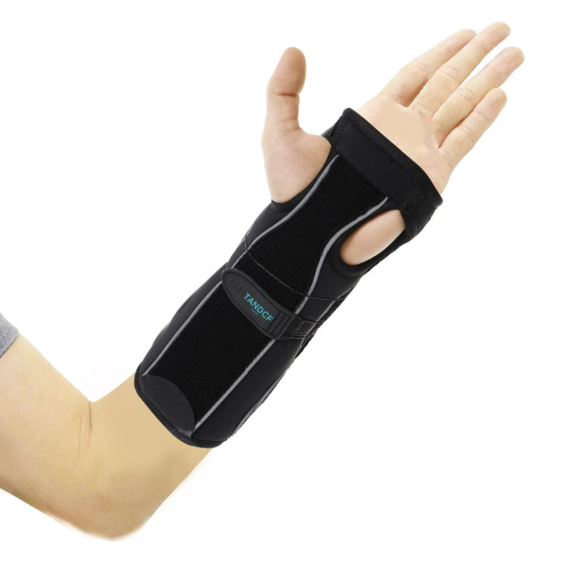 TANDCF bestlife Unisex Universal Both Hand Forearm and Wrist Support Splint Brace Reversible Wrist Brace for Carpal Tunnel,Adjustable Forearm Immobilizer,10.2 inch (26cm) length(Universal) Double Hand