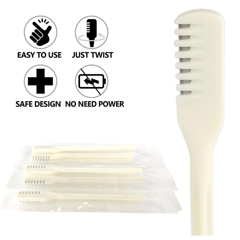[Australia] - Seki Japan Nose Hair Trimmer Clipper Cutter Safety Protected Razor Hair Removal (Pack of 10 Pieces) 