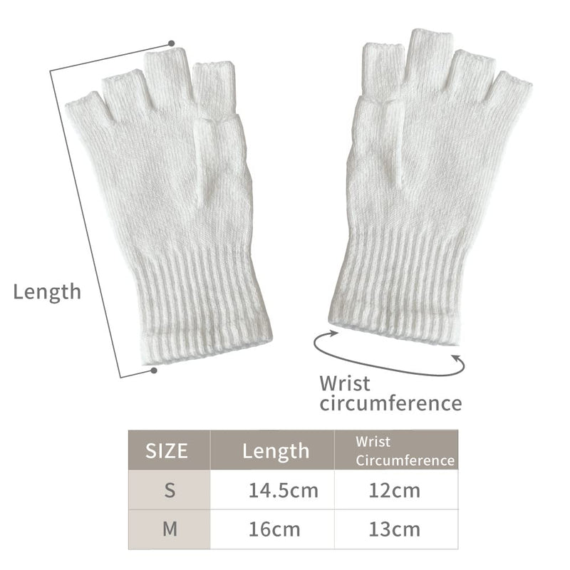 EDENSWEAR Zinc-Infused Fingerless Gloves for Children with Eczema - Wet Wrap Therapy S