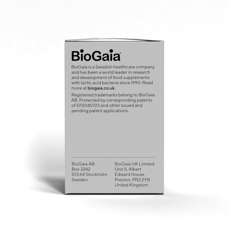BioGaia Gastrus Probiotics for Gut Health | Bacterial Cultures with L. Reuteri to Balance Gut Flora | Dual Strains of Patented Lactobacillus Reuteri | 30 Chewable Supplement Tablets - Mandarin Flavour