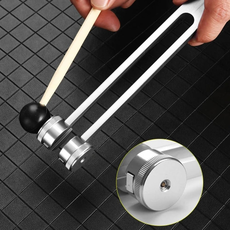 [Australia] - Sound Therapy Tuning Forks (128Hz, 256Hz, 512Hz) for Healing Repairing Nervous System Musical Instrument and Stress Reliever Testing Health Care 