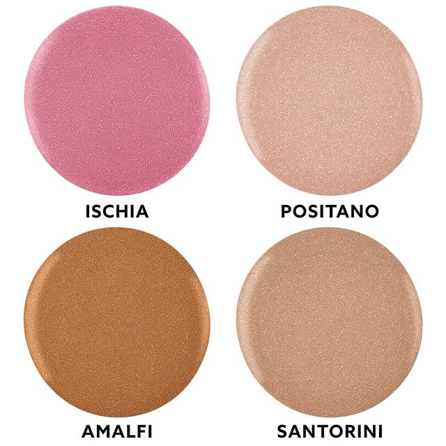 [Australia] - Daniel Sandler WATERCOLOUR LIQUID RIVIERA COLLECTION – Customizable 4-Piece Kit, Lightweight & Water-Resistant, Buildable Shades for Cheeks & Lips– Long-Lasting, Blendable Makeup 