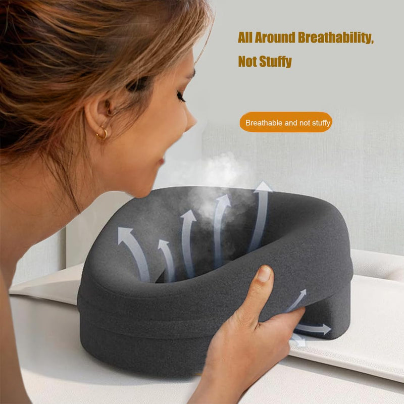 [Australia] - Fcare Face Down Pillows Massage After Surgery Post Eye Surgery, Pillow for Bed Headrest Prone Down Sleeping，Face Cradle，BBL Pillow Recovery & Removable Cover Grey 