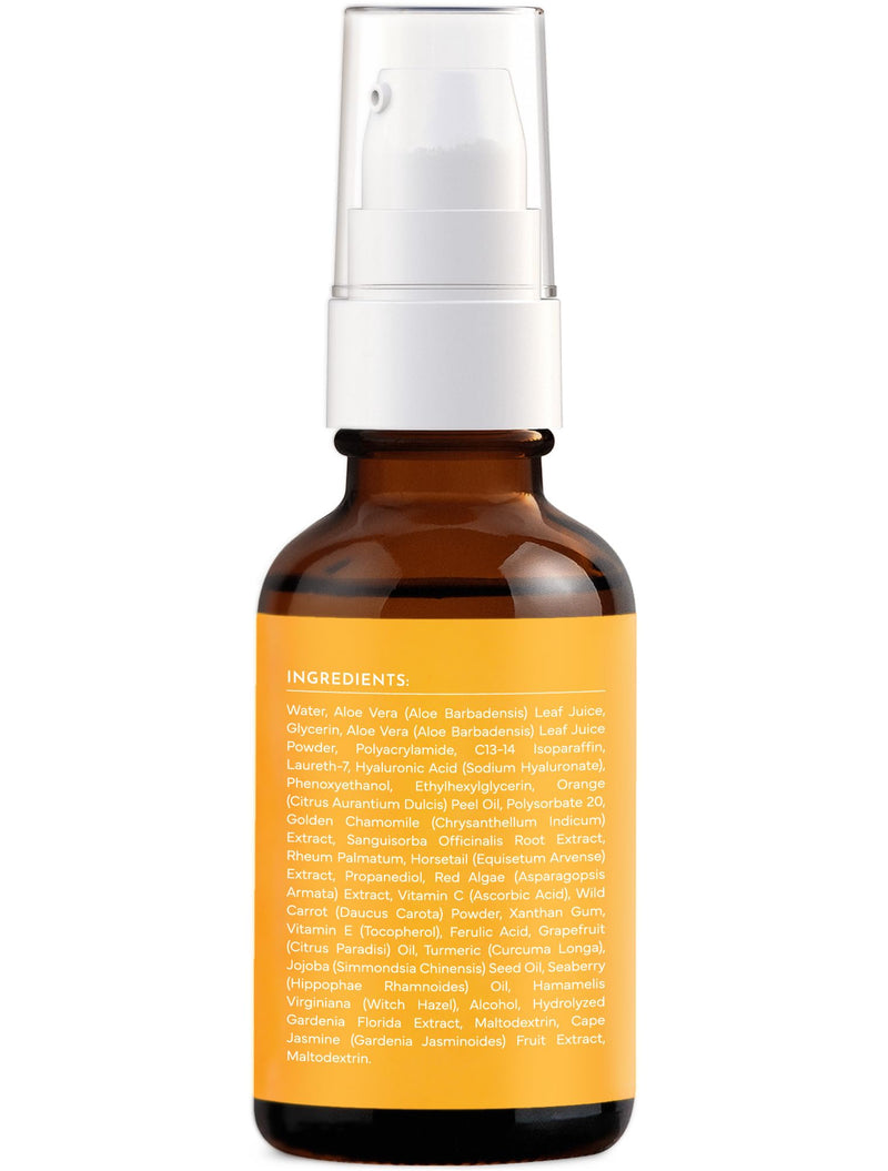 TUMERI Turmeric Vitamin C Face Serum – Facial Skin Care Vitamin C and Turmeric Serum for Dark Spots and Dark Circles – With Vitamin C + E and Ferulic Acid – 1 Fl oz