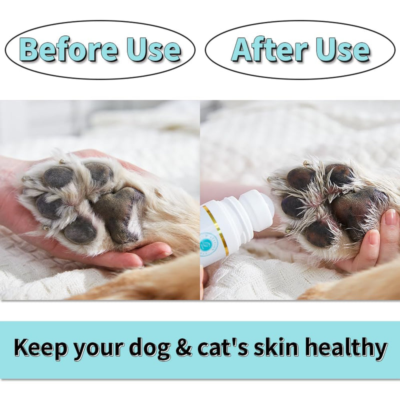 D-Station PDRN Premium Abdomen and Bottom Paw Balm Essence - Hydrates, Protects, and Soothes Dry, Cracked Paws, Rough Skin, and Calluses for Dogs and Cats. It is Gentle and Non-irritating. 2.87 oz - PawsPlanet Australia