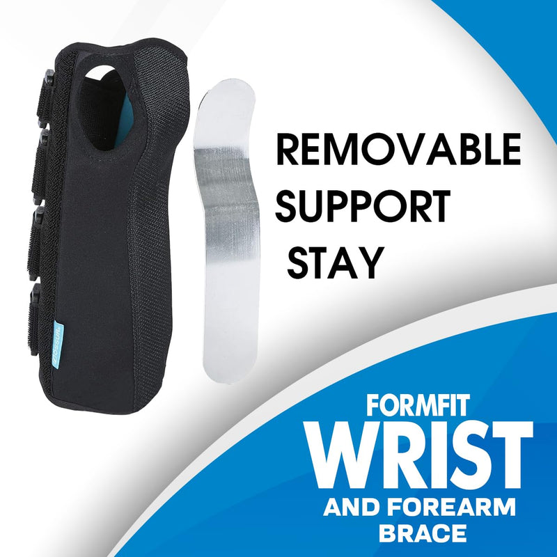 Ossur Formfit Wrist & Forearm Brace for Tendonitis, Carpel Tunnel, Post Cast Healing and Soft Tissue Injuries - Wrist Immobilization, Breathable Material, Custom Fit - 10" Version (Right, Small) Small (Pack of 1)