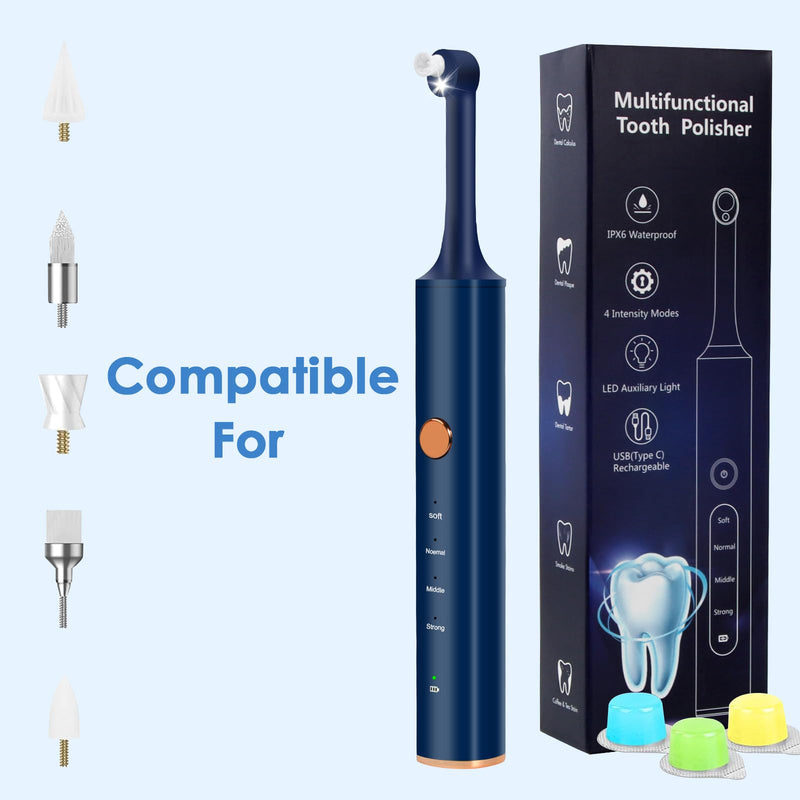 [Australia] - Tooth polisher attachment, 5 multifunctional replacement heads for Wbbrbbr tooth polishers for cleaning teeth and whitening teeth 