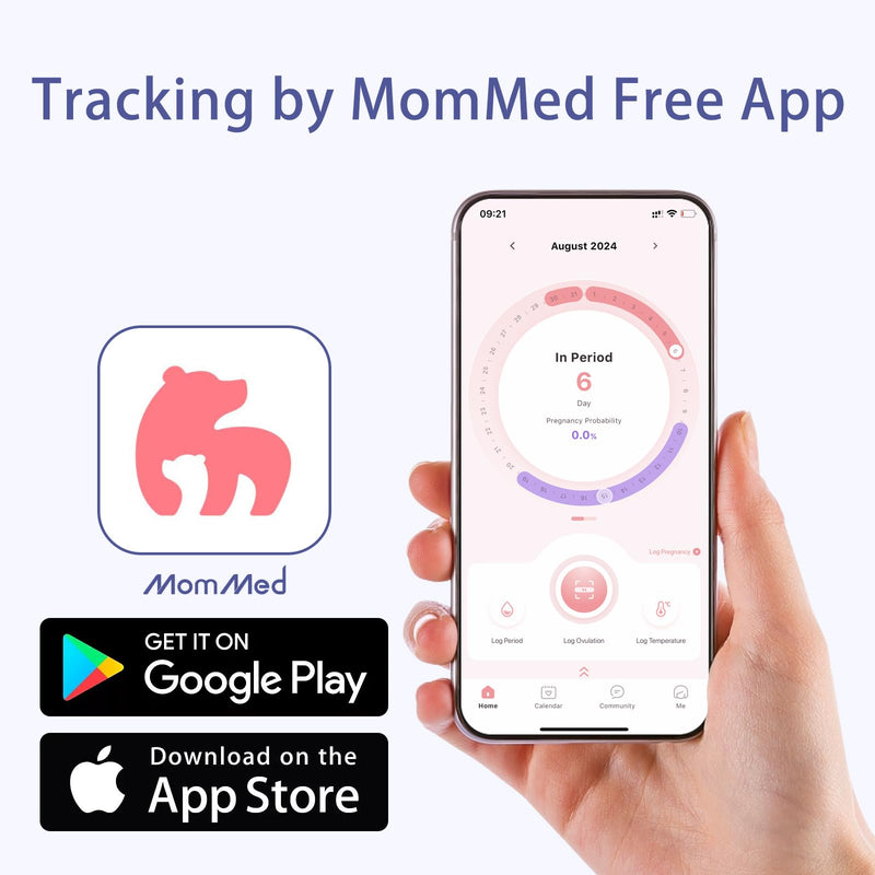 [Australia] - MomMed Ovulation Test Strips, Ovulation and Pregnancy Tests (LH50-HCG20), Includes 50 Ovulation Tests and 20 Pregnancy Tests with 70 Urine Cups, Accurately Track Ovulation and Detect Early Pregnancy 1 Count (Pack of 1) 