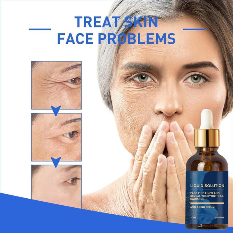 Olavita Serum, Olavita Liquid Solution Anti Aging Serum,Vitamin C & E Serum, Boost Skin Collagen, Reduce Wrinkles & Plump Skin(3pcs) clear 3PC