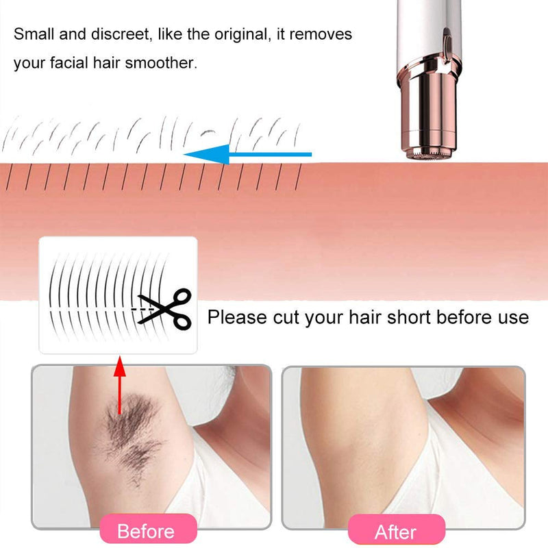[Australia] - Facial Hair Remover Replacement Heads: Compatible with Finishing Touch Flawless Facial Hair Removal Tool for Women As Seen On TV 18K Gold-Plated Rose Gold (Generation 1 Single Halo) Generation 1 Single Halo 