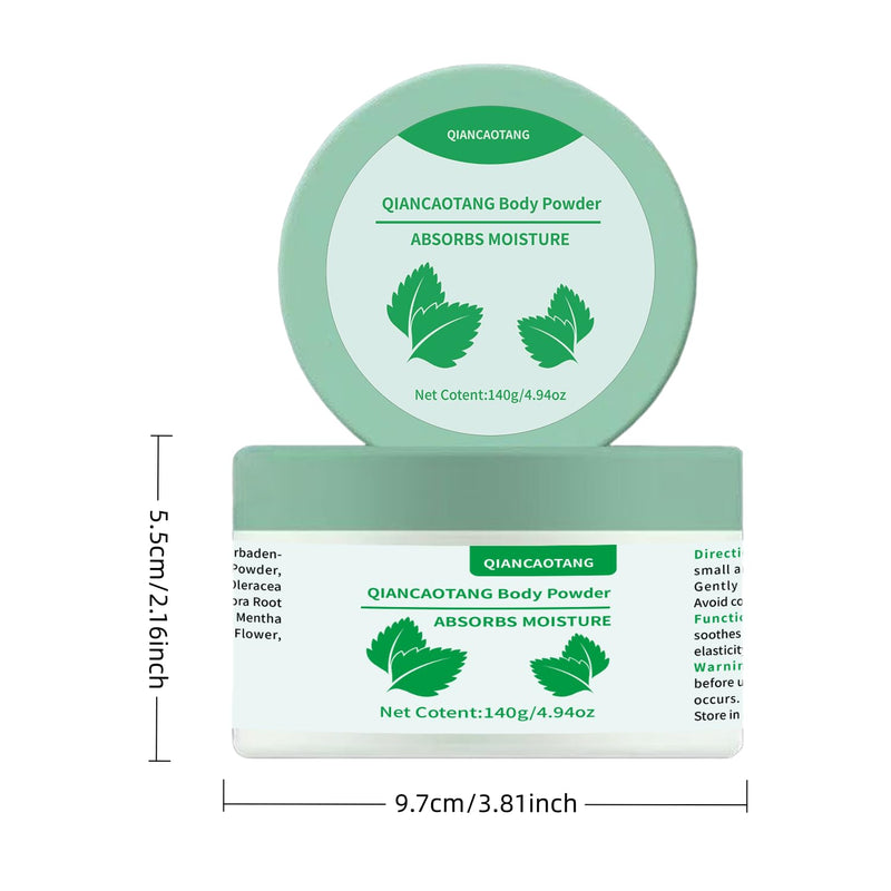 Pure & Natural Corn Starch Body Powder with Aloe & Lavender | Talc-Free, Soothing & Absorbing Body Powder for Adults | 24H Moisture Protection (4.94oz)