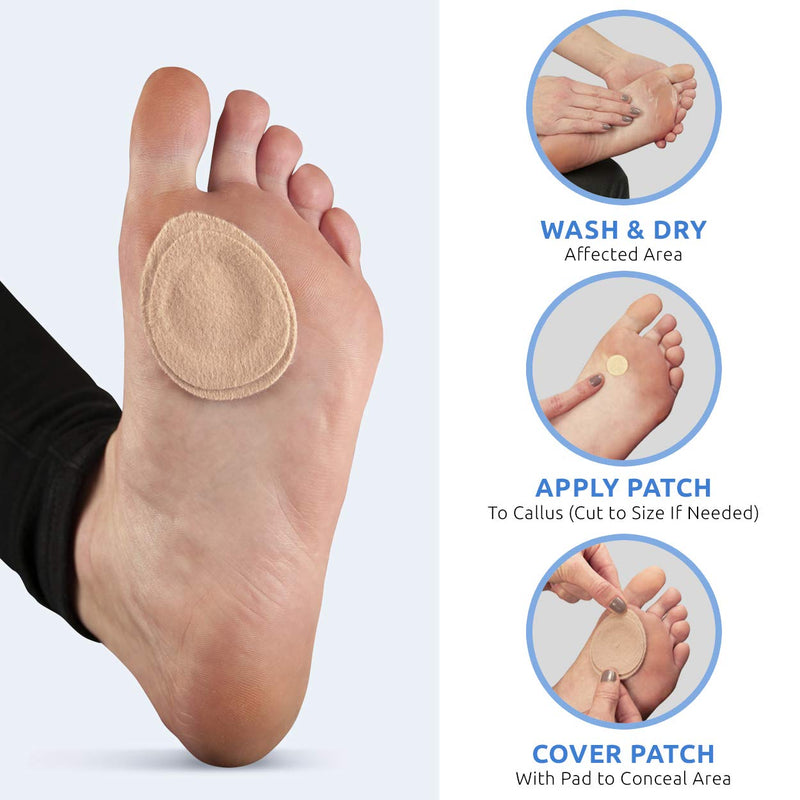 [Australia] - Comfort Zone Extra Thick Callus Remover, Effectively Removes Calluses and Protects Against Friction, 4 Count (Pack of 3) 1 Count (Pack of 3) 