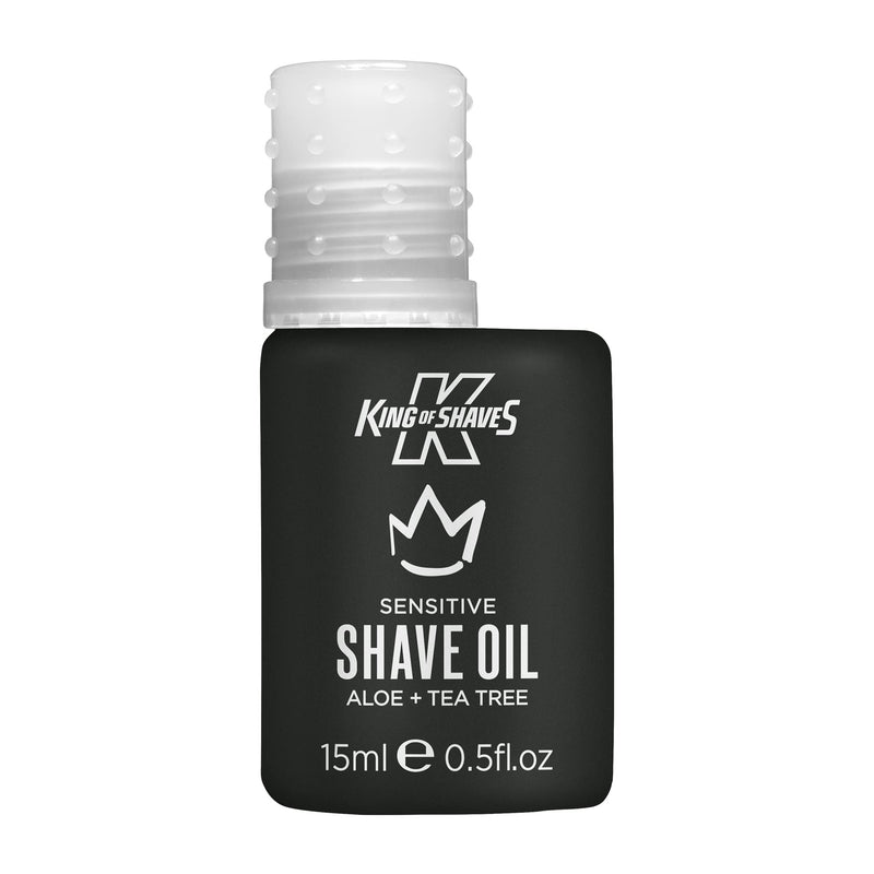 [Australia] - King of Shaves Mens Shaving Oil for Sensitive Skin 15ml QUAD-PACK - Packaging May Vary 1 piece (pack of 4) 