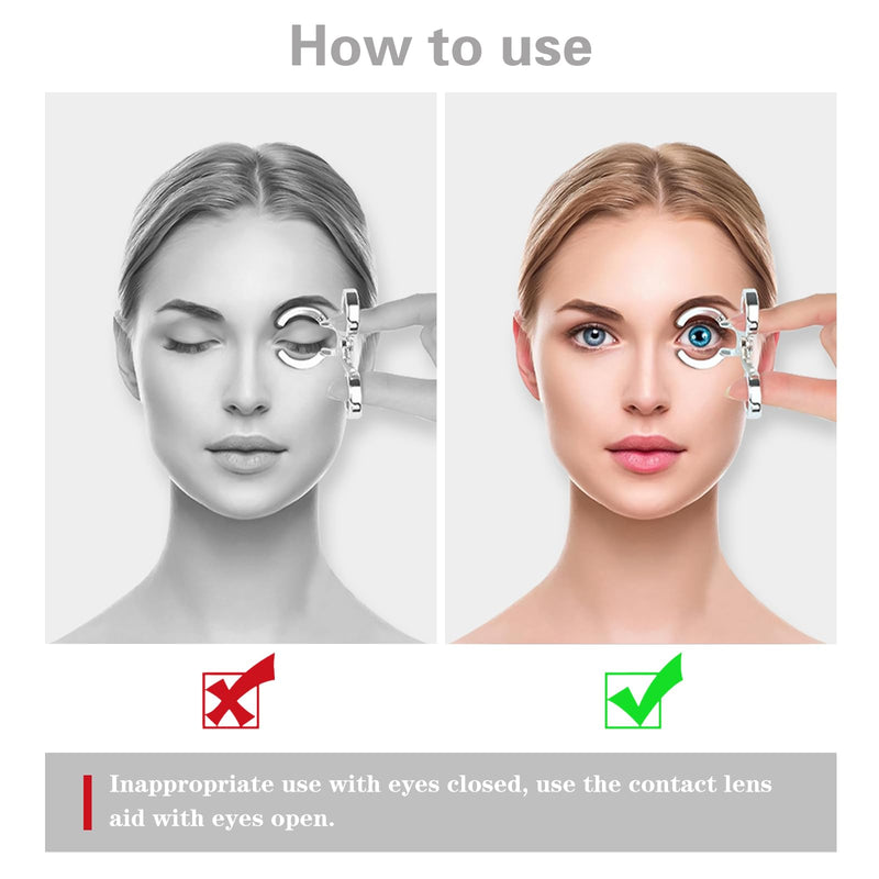 [Australia] - Contact Lens Tweezers for Soft Lenses, Aid for Contact Lenses, Soft Hard Contact Lens Inserter Remover, Contact Lens Carrying Tool, Contact Lens Support for Women Men Purple 