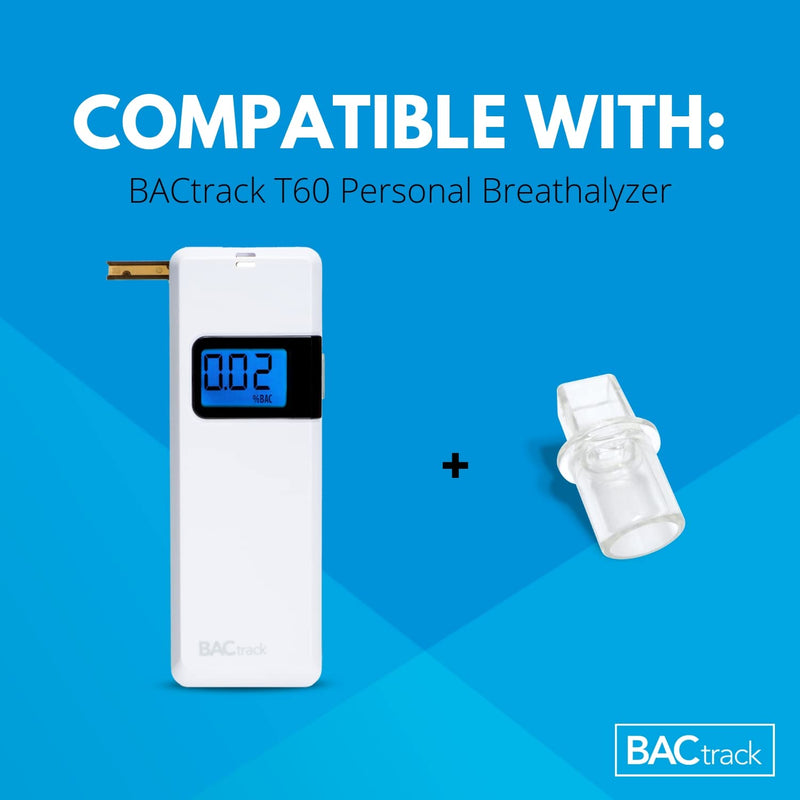 BACtrack Keychain Breathalyzer Mouthpieces (20 Count) | Compatible with BACtrack Keychain, Go, Vio and T60 Breath Alcohol Testers | Not Compatible with BACtrack C6 and C8 Breathalyzers 20 Count (Pack of 1)