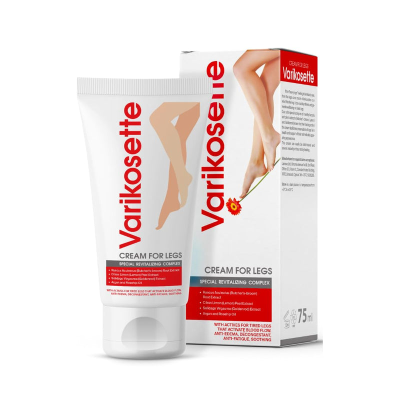 [Australia] - Varikosette - Heavy and tired legs - varicose veins - stimulates blood circulation - provides relief when standing or walking for long periods - very refreshing - soothing - intensive care 
