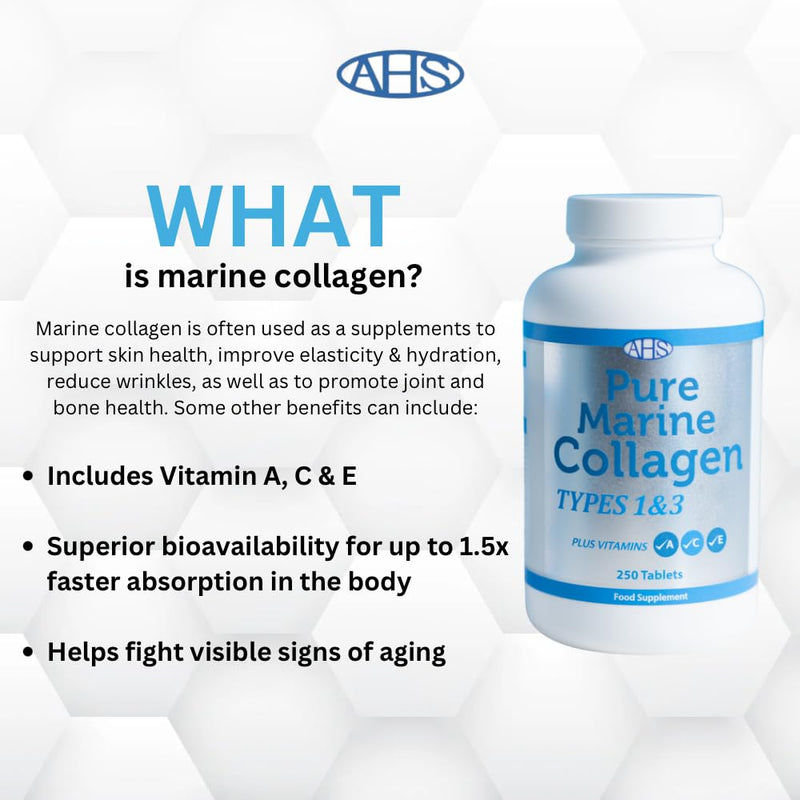 AHS Pure Marine Collagen 120 Tablets 120 count (Pack of 1)