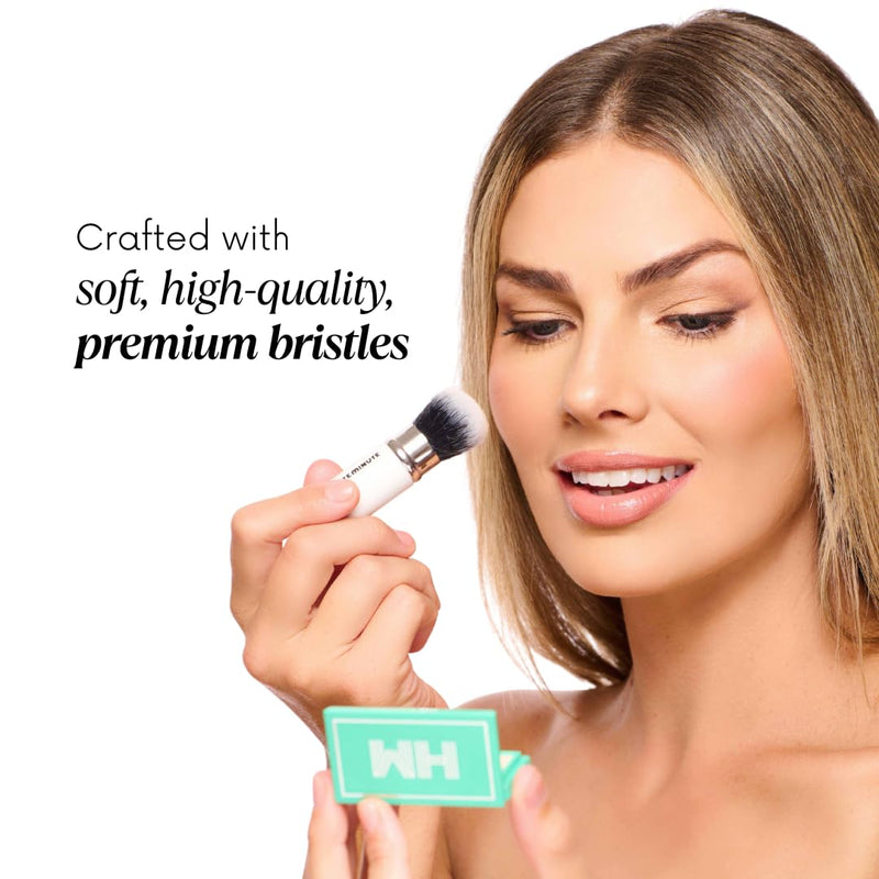 Mini Glam Bag, Mini Pressed Powder (Neutral Fair) & Glamstick Retractable Powder Brush