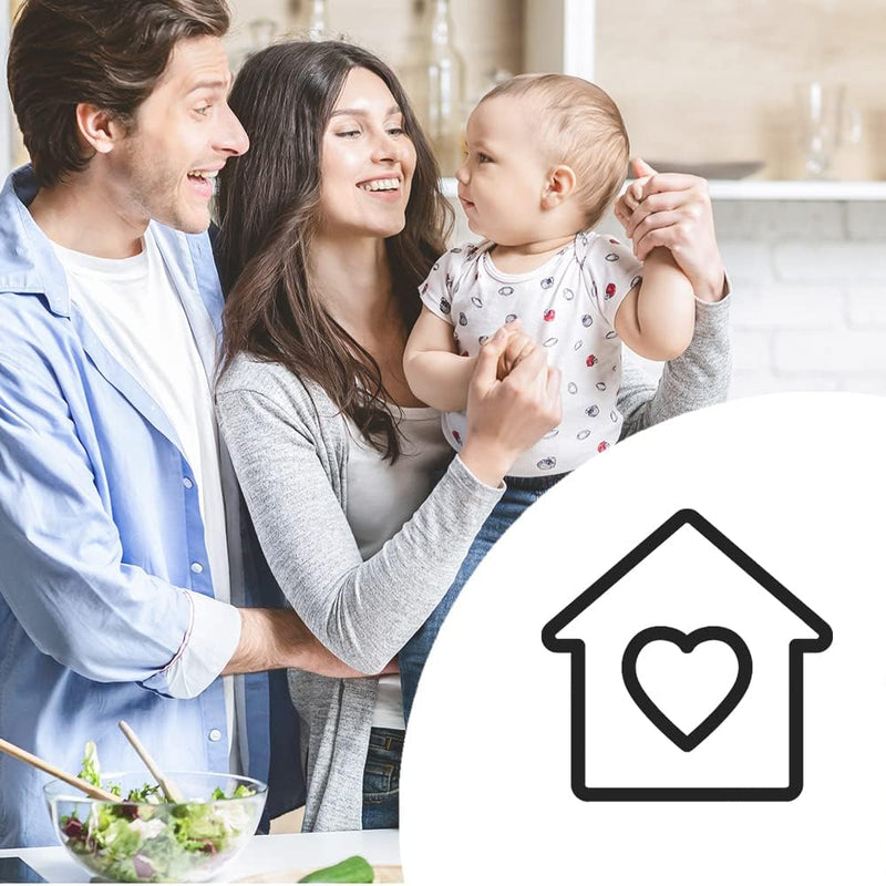 [Australia] - Moonybaby Childproof Oven Door Lock, Child Safety Oven Front Lock(ONLY for Flat Surface), Heat-Resistant, No Tool Needed, Jet Black 