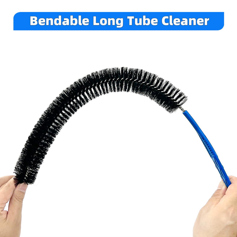 [Australia] - Flexible Cleaning Tool,Bendable Sewer Drain Brush, Long Pipe Cleaner for Home Kitchen Sink, Shower and Tub Hair Clogs 