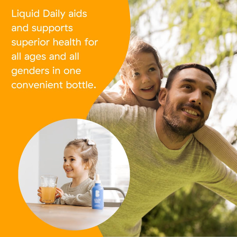 Better Family - Liquid Daily Multivitamin - All-in-One Wellness Drop - All Ages & Genders - Methylated Vitamins - No Sugar or Artificials - Gluten Free, Non-GMO - Dietary Supplement - 2oz (60 ml) 2 Fl Oz (Pack of 1)