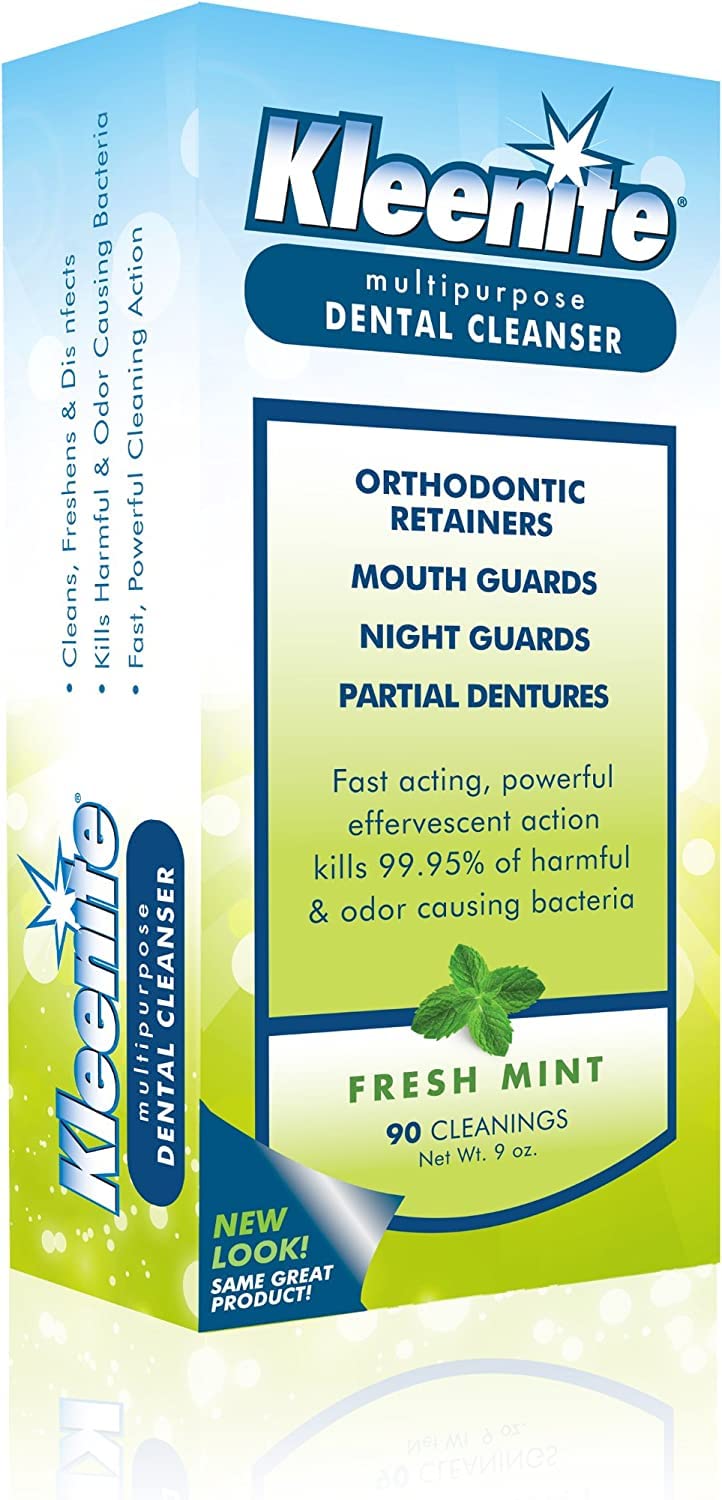 [Australia] - kleenite Multipurpose Dental Cleanser, 90 cleanings, Fresh mint 9 fl oz (Pack of 2) 