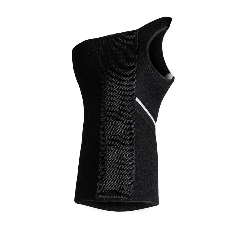 [Australia] - Rehband 5mm Wrist Brace in Neoprene/SBR, 1 x Wrist Splint with Adjustable Aluminum Splint for Right/Left, Supports Wrist during sports & daily life, Colour:Black, Size:Small/Medium, Side:Left S/M - Left Black 