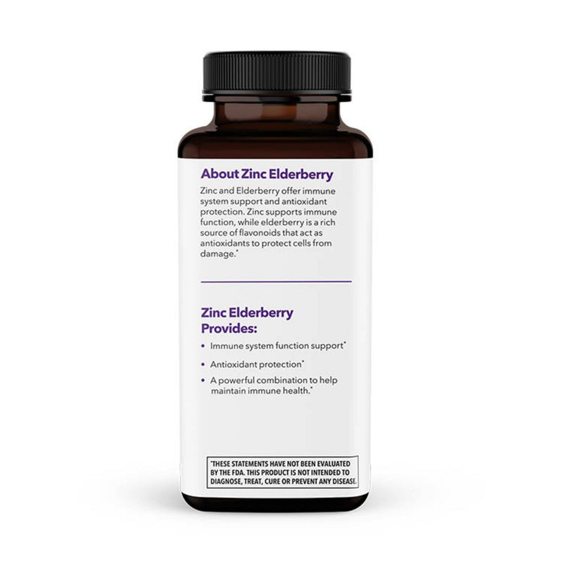 LifeSeasons Essentials Zinc Elderberry Quick Melts – Immune System Support Supplement – Zinc 5 mg + Elderberry Extract – Berry Flavor – Immunity Boosting Tablets – 90 Quick Melts