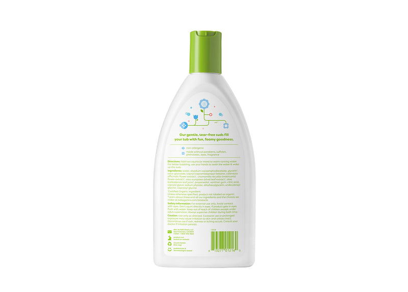 [Australia] - Babyganics Bubble Bath, Non-Allergenic, Gently Cleanses, Fragrance Free, 20 Fl Oz, Packaging May Vary 20 Fl Oz (Pack of 1) 