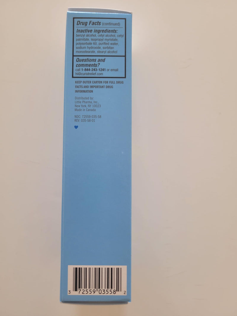 Curist Terbinafine Cream Antifungal 1oz (30g) Foot Fungus Treatment 1% - Anti Fungal Foot Care, Ring Worm, & Jock Itch Treatment - Athlete's Foot Cream Terbinafine Hydrochloride