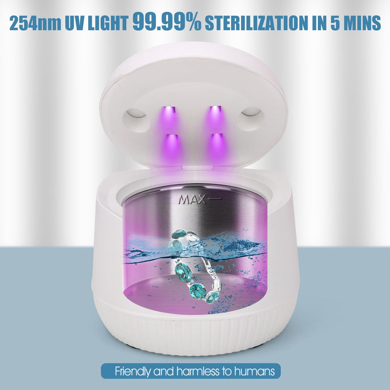 [Australia] - ANIREPUR ultrasonic cleaning device, UV ultrasonic cleaner for dental pod, dentures, aligners, retainers, whitening trays, dental splint 