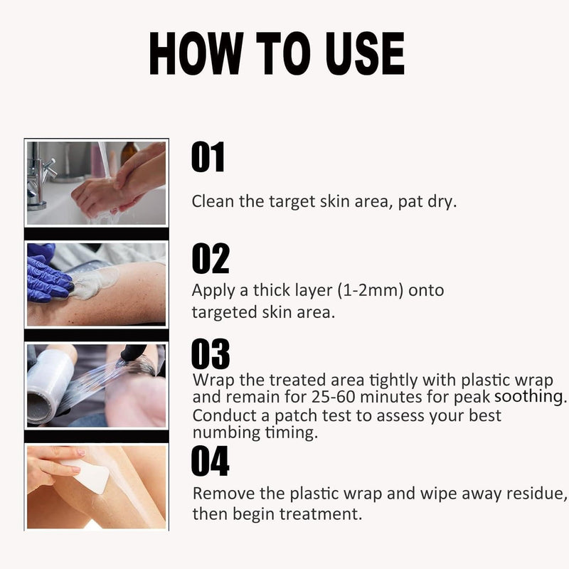 [Australia] - Maximum Strength Tattoo Cream - 8 Hours for Tattoos, Waxing & Piercing | Cream for Tattoos Extra Strength | 2pcs 10g 
