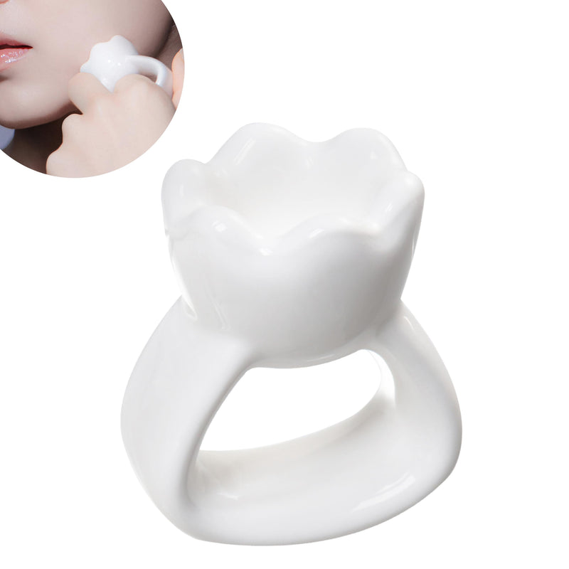 HAUA Ring Gua Sha, Premium Natural Ceramic, Face & Body Multi-Use Massager