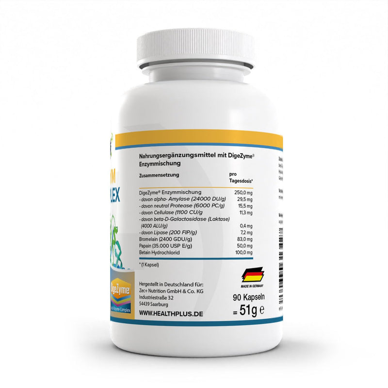 [Australia] - HEALTH+ ENZYME COMPLEX 90 capsules 
