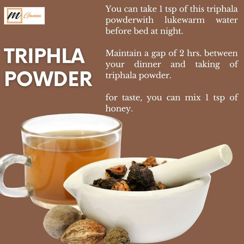[Australia] - 100% Natural Triphala Powder for Skin and Health Care 100 GMS / 0.22 LBS 