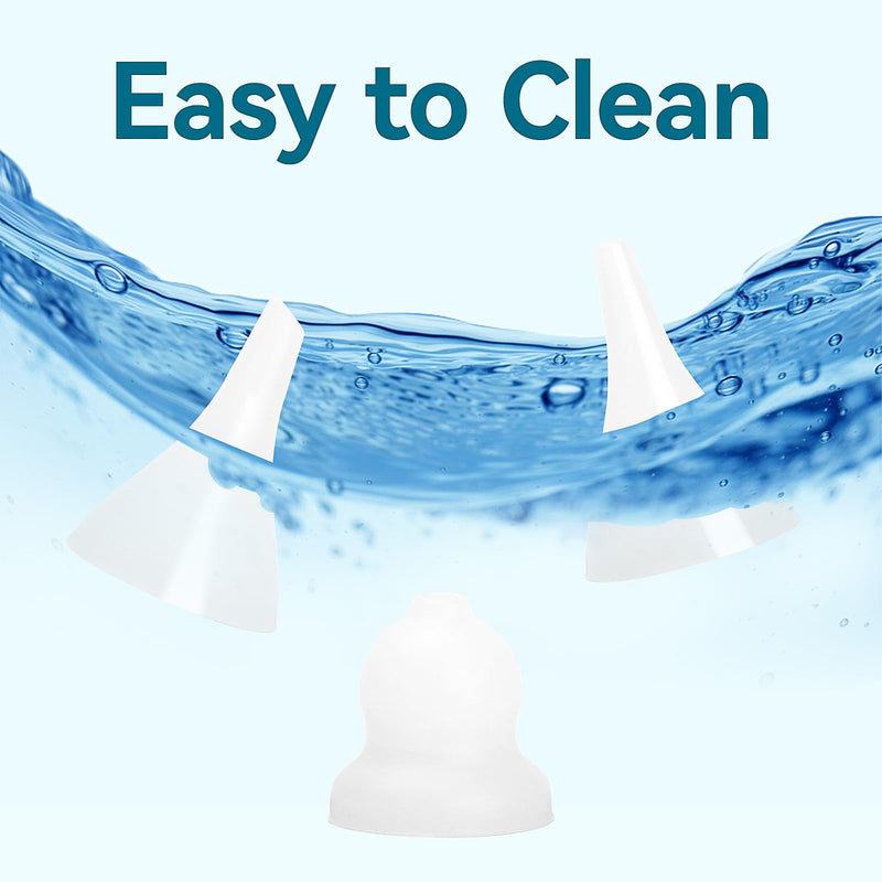 [Australia] - Compatible with Grownsy / Watolt / LittleTora / HEYVALUE / Cocobela / HailiCare / MOMIDEAL / KIDIRA / TEQIN Baby Nasal Aspirator Replacement Tips (6 Packs) 